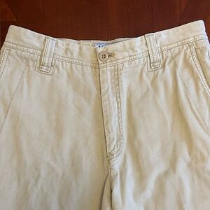 Vintage IZod American Chino Flat Front Khaki